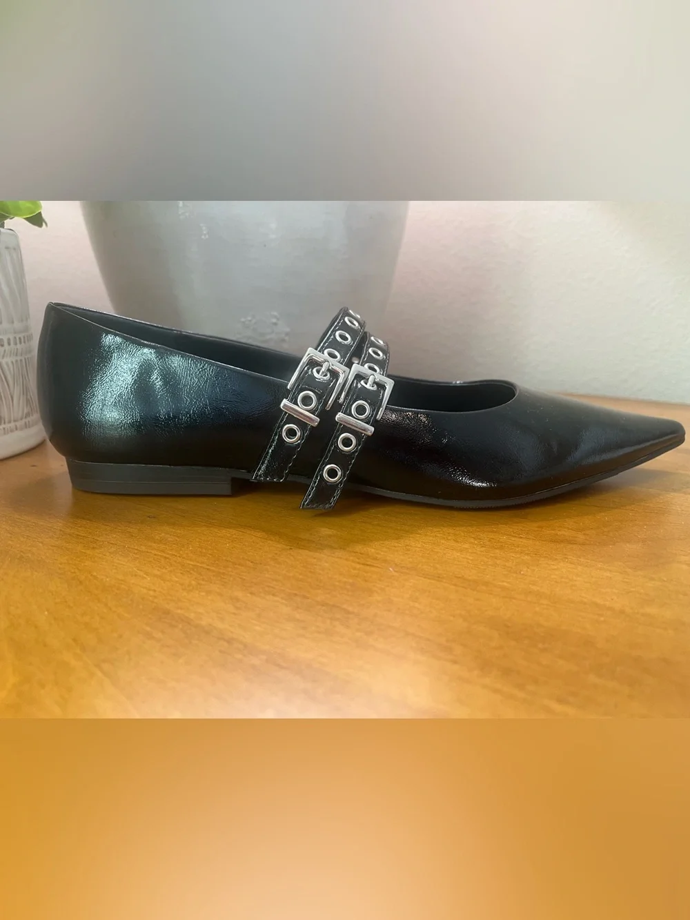 Nordstrom Open Edit Oriana Pointed Toe Mary Jane Flat • Size 8.5 • Like New